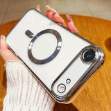 Electroplating MagSafe Phone Case, For iPhone Air, For iPhone 16 Pro Max, For iPhone 16 Pro, For iPhone 16 Plus