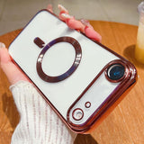 Electroplating MagSafe Phone Case, For iPhone Air, For iPhone 16 Pro Max, For iPhone 16 Pro, For iPhone 16 Plus