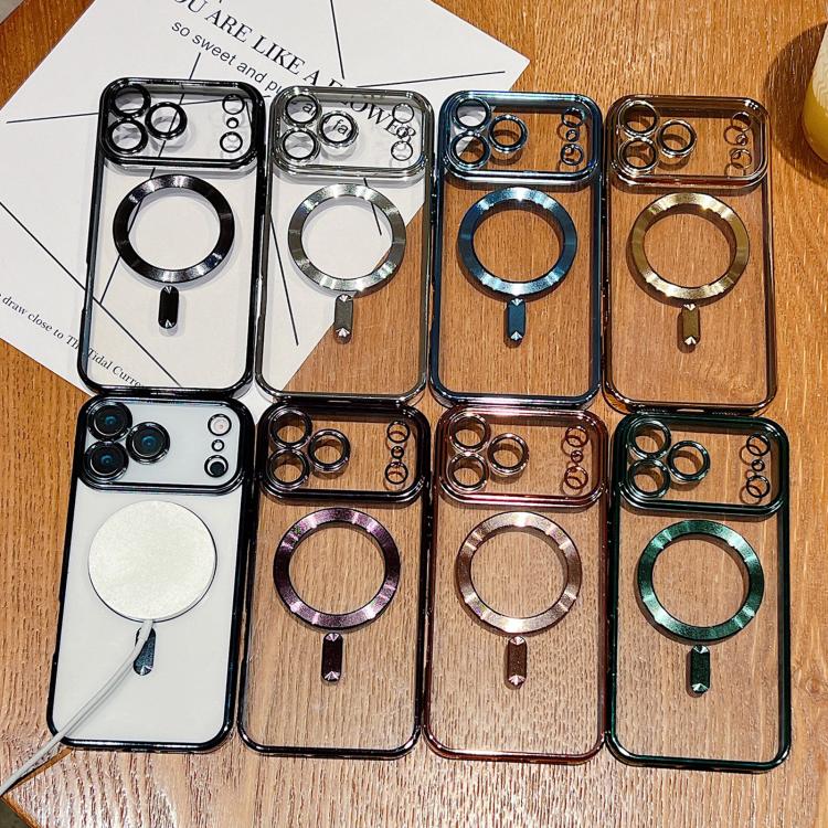 Electroplating MagSafe Phone Case, For iPhone 15, For iPhone 14 Plus, For iPhone 14, For iPhone 14 Pro