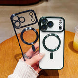 Electroplating MagSafe Phone Case, For iPhone 14 Pro Max, For iPhone 13 Pro Max, For iPhone 13 Pro, For iPhone 13