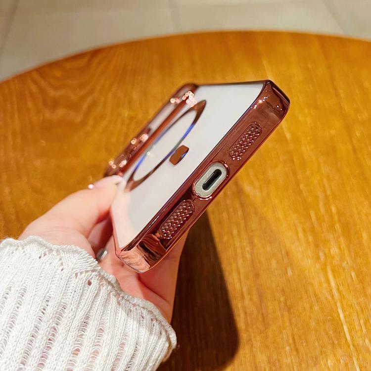 Electroplating MagSafe Phone Case, For iPhone 15, For iPhone 14 Plus, For iPhone 14, For iPhone 14 Pro