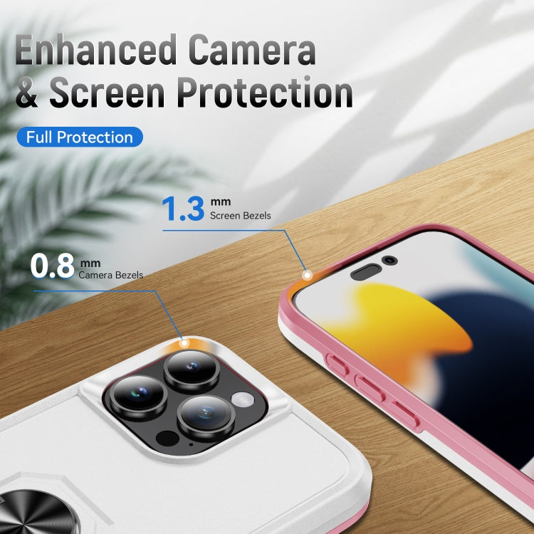 Pioneer Armor Heavy Duty PC + TPU Phone Case with Holder, For iPhone 16 Pro Max, For iPhone 16 Pro, For iPhone 16 Plus, For iPhone 16