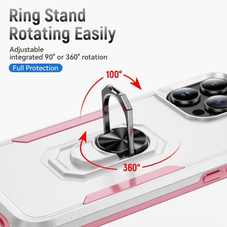 Pioneer Armor Heavy Duty PC + TPU Phone Case with Holder, For iPhone 16 Pro Max, For iPhone 16 Pro, For iPhone 16 Plus, For iPhone 16