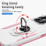 Pioneer Armor Heavy Duty PC + TPU Phone Case with Holder, For iPhone 16 Pro Max, For iPhone 16 Pro, For iPhone 16 Plus, For iPhone 16