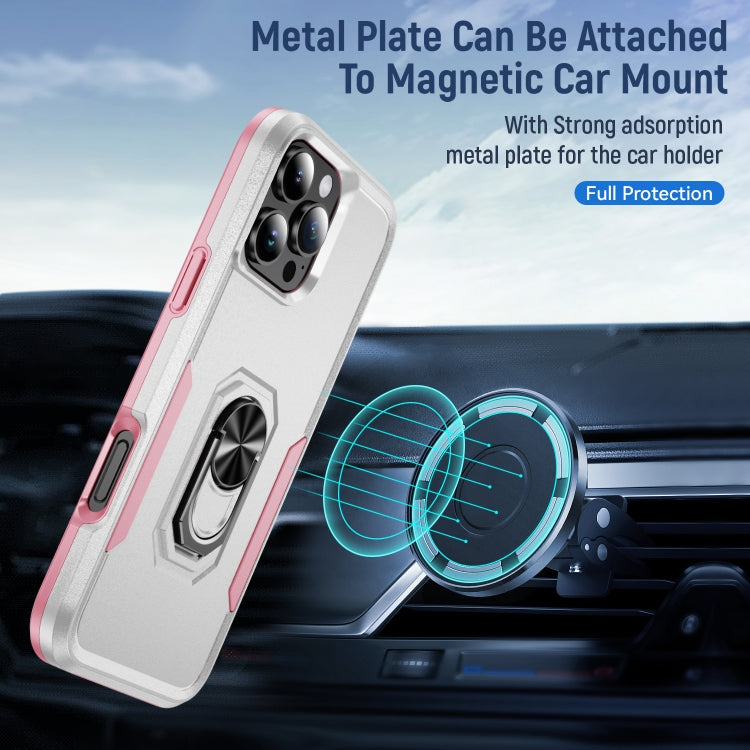 Pioneer Armor Heavy Duty PC + TPU Phone Case with Holder, For iPhone 16 Pro Max, For iPhone 16 Pro, For iPhone 16 Plus, For iPhone 16