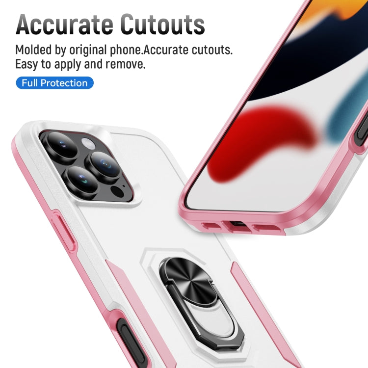Pioneer Armor Heavy Duty PC + TPU Phone Case with Holder, For iPhone 16 Pro Max, For iPhone 16 Pro, For iPhone 16 Plus, For iPhone 16