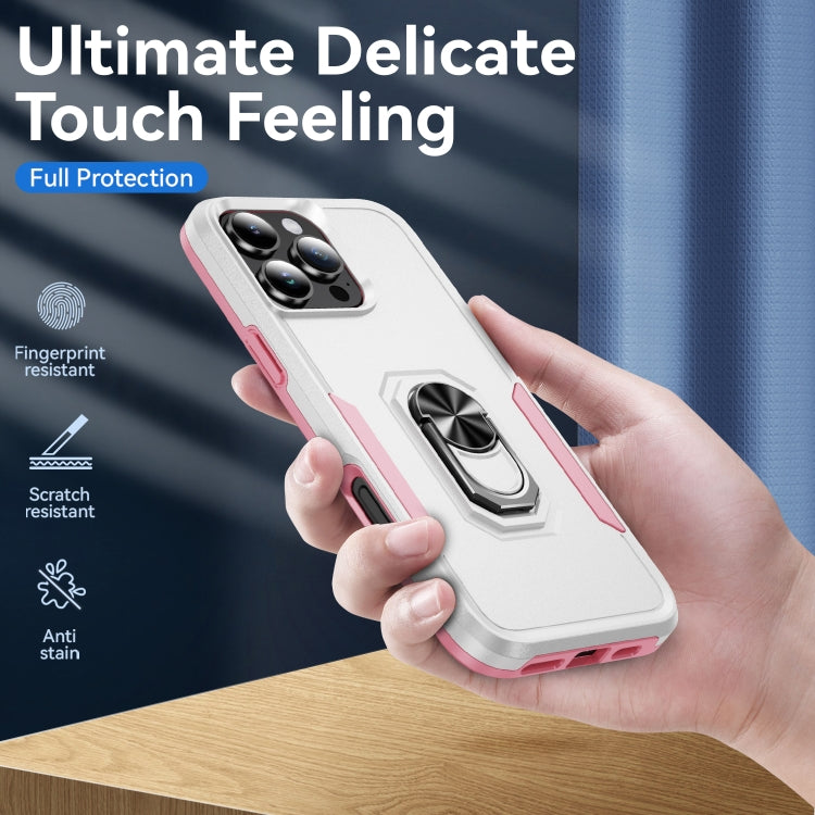 Pioneer Armor Heavy Duty PC + TPU Phone Case with Holder, For iPhone 16 Pro Max, For iPhone 16 Pro, For iPhone 16 Plus, For iPhone 16