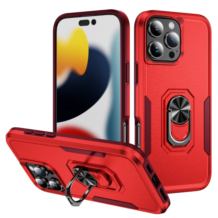 Pioneer Armor Heavy Duty PC + TPU Phone Case with Holder, For iPhone 16 Pro Max, For iPhone 16 Pro, For iPhone 16 Plus, For iPhone 16