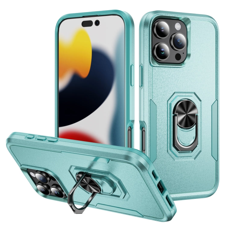 Pioneer Armor Heavy Duty PC + TPU Phone Case with Holder, For iPhone 16 Pro Max, For iPhone 16 Pro, For iPhone 16 Plus, For iPhone 16