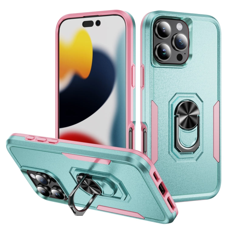 Pioneer Armor Heavy Duty PC + TPU Phone Case with Holder, For iPhone 16 Pro Max, For iPhone 16 Pro, For iPhone 16 Plus, For iPhone 16