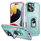 Pioneer Armor Heavy Duty PC + TPU Phone Case with Holder, For iPhone 16 Pro Max, For iPhone 16 Pro, For iPhone 16 Plus, For iPhone 16