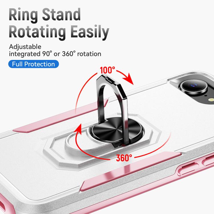 Pioneer Armor Heavy Duty PC + TPU Phone Case with Holder, For iPhone 17e / 16e, For iPhone 17 Pro Max, For iPhone 17 Pro, For iPhone 17, For iPhone Air