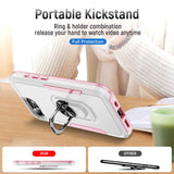 Pioneer Armor Heavy Duty PC + TPU Phone Case with Holder, For iPhone 17e / 16e, For iPhone 17 Pro Max, For iPhone 17 Pro, For iPhone 17, For iPhone Air