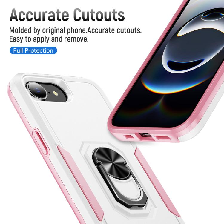 Pioneer Armor Heavy Duty PC + TPU Phone Case with Holder, For iPhone 17e / 16e, For iPhone 17 Pro Max, For iPhone 17 Pro, For iPhone 17, For iPhone Air