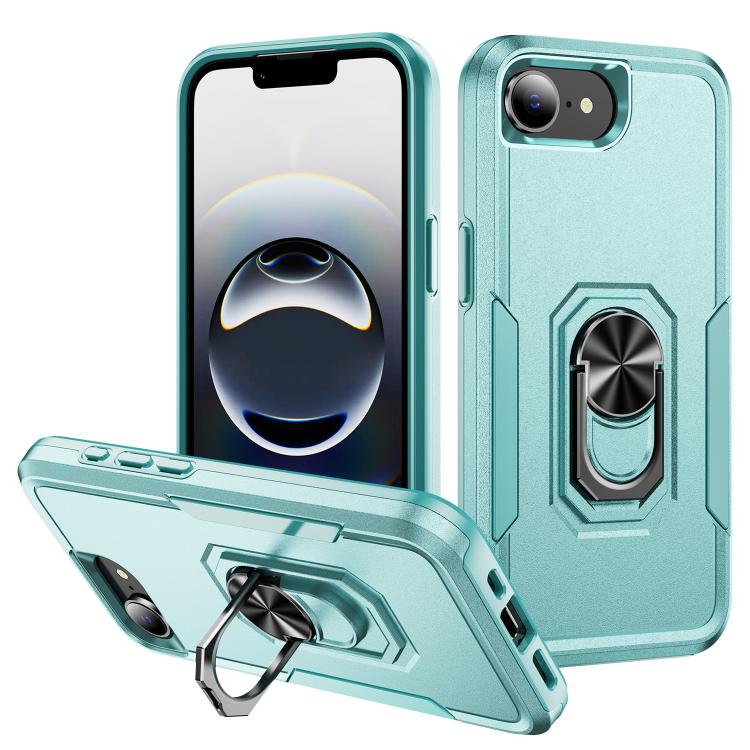 Pioneer Armor Heavy Duty PC + TPU Phone Case with Holder, For iPhone 18 Pro, For iPhone 18 Pro Max, For iPhone 17e / 16e, For iPhone 17 Pro Max, For iPhone 17 Pro
