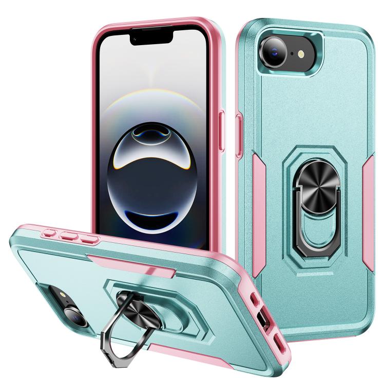 Pioneer Armor Heavy Duty PC + TPU Phone Case with Holder, For iPhone 18 Pro, For iPhone 18 Pro Max, For iPhone 17e / 16e, For iPhone 17 Pro Max, For iPhone 17 Pro