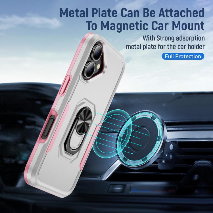 Pioneer Armor Heavy Duty PC + TPU Phone Case with Holder, For iPhone 17, For iPhone Air, For iPhone 16 Pro Max, For iPhone 16 Pro, For iPhone 16 Plus
