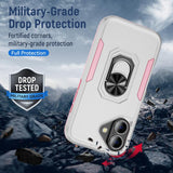 Pioneer Armor Heavy Duty PC + TPU Phone Case with Holder, For iPhone 17, For iPhone Air, For iPhone 16 Pro Max, For iPhone 16 Pro, For iPhone 16 Plus