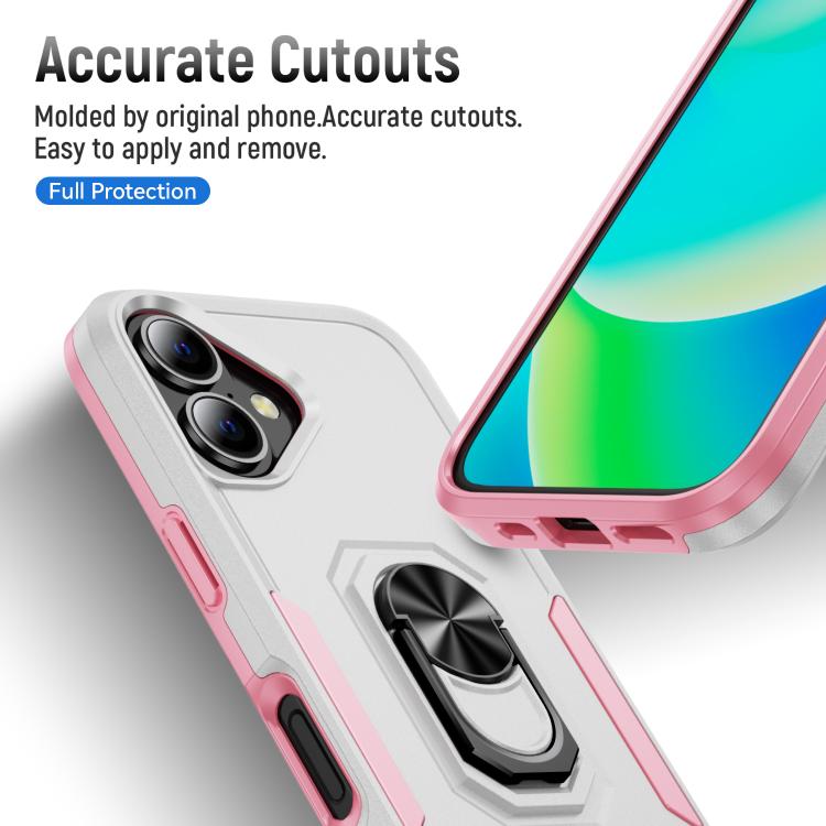 Pioneer Armor Heavy Duty PC + TPU Phone Case with Holder, For iPhone 17, For iPhone Air, For iPhone 16 Pro Max, For iPhone 16 Pro, For iPhone 16 Plus