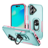 Pioneer Armor Heavy Duty PC + TPU Phone Case with Holder, For iPhone 17, For iPhone Air, For iPhone 16 Pro Max, For iPhone 16 Pro, For iPhone 16 Plus