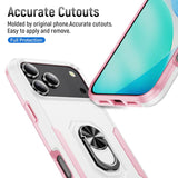 Pioneer Armor Heavy Duty PC + TPU Phone Case with Holder, For iPhone 18 Pro, For iPhone 18 Pro Max, For iPhone 17e / 16e, For iPhone 17 Pro Max, For iPhone 17 Pro