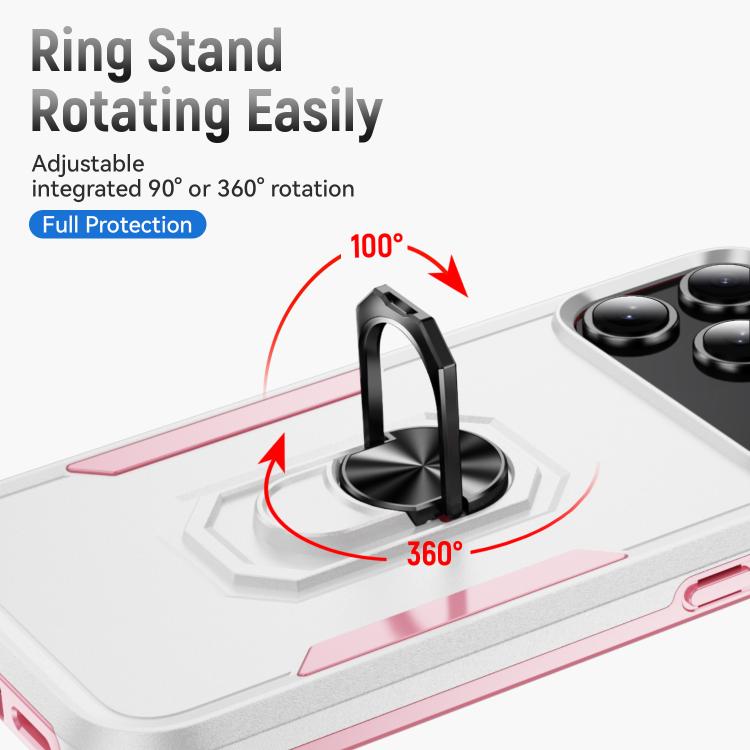 Pioneer Armor Heavy Duty PC + TPU Phone Case with Holder, For iPhone 18 Pro, For iPhone 18 Pro Max, For iPhone 17e / 16e, For iPhone 17 Pro Max, For iPhone 17 Pro