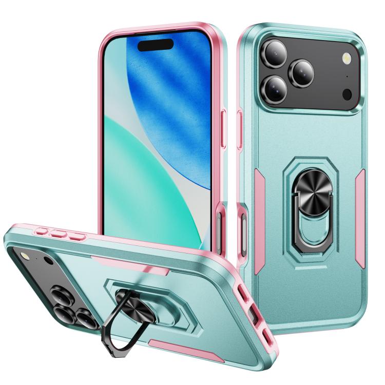 Pioneer Armor Heavy Duty PC + TPU Phone Case with Holder, For iPhone 18 Pro, For iPhone 18 Pro Max, For iPhone 17e / 16e, For iPhone 17 Pro Max, For iPhone 17 Pro