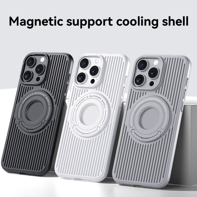 Cooling MagSafe Magnetic Phone Case with Trolley Bracket, For iPhone 17 Pro Max, For iPhone 17 Pro, For iPhone 17