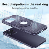 Cooling MagSafe Magnetic Phone Case with Trolley Bracket, For iPhone 17 Pro Max, For iPhone 17 Pro, For iPhone 17