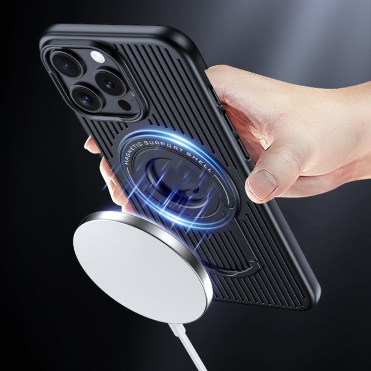 Cooling MagSafe Magnetic Phone Case with Trolley Bracket, For iPhone 17 Pro Max, For iPhone 17 Pro, For iPhone 17