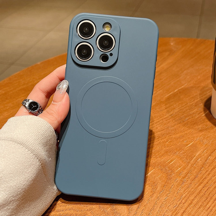 Solid Color Liquid Silicone MagSafe Magnetic Phone Case, For iPhone 12 Pro Max, For iPhone 12 Pro, For iPhone 11 Pro Max