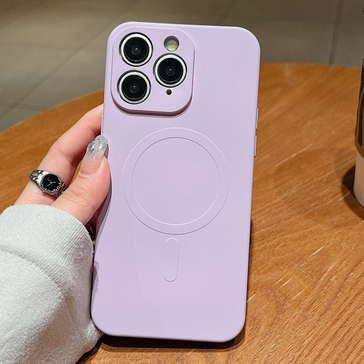 Solid Color Liquid Silicone MagSafe Magnetic Phone Case, For iPhone 12 Pro Max, For iPhone 12 Pro, For iPhone 11 Pro Max