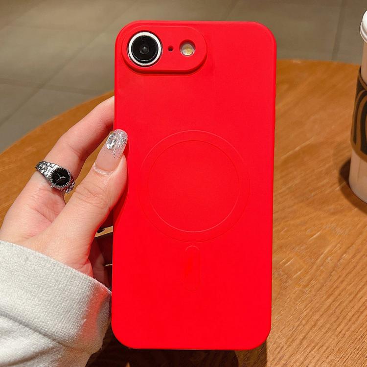 Solid Color Liquid Silicone MagSafe Magnetic Phone Case, For iPhone 17e / 16e, For iPhone 17 Pro Max, For iPhone 17 Pro