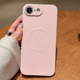 Solid Color Liquid Silicone MagSafe Magnetic Phone Case, For iPhone 17e / 16e, For iPhone 17 Pro Max, For iPhone 17 Pro