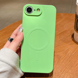 Solid Color Liquid Silicone MagSafe Magnetic Phone Case, For iPhone 17e / 16e, For iPhone 17 Pro Max, For iPhone 17 Pro