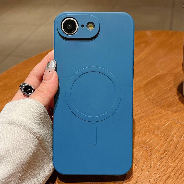 Solid Color Liquid Silicone MagSafe Magnetic Phone Case, For iPhone 17e / 16e, For iPhone 17 Pro Max, For iPhone 17 Pro