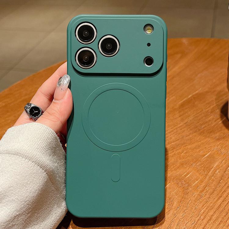 Solid Color Liquid Silicone MagSafe Magnetic Phone Case, For iPhone 17e / 16e, For iPhone 17 Pro Max, For iPhone 17 Pro