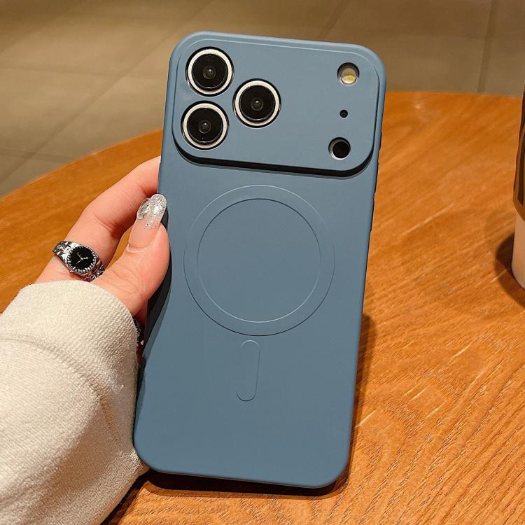 Solid Color Liquid Silicone MagSafe Magnetic Phone Case, For iPhone 17e / 16e, For iPhone 17 Pro Max, For iPhone 17 Pro