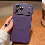 Solid Color Liquid Silicone MagSafe Magnetic Phone Case, For iPhone 17e / 16e, For iPhone 17 Pro Max, For iPhone 17 Pro