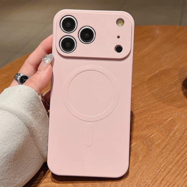 Solid Color Liquid Silicone MagSafe Magnetic Phone Case, For iPhone 17e / 16e, For iPhone 17 Pro Max, For iPhone 17 Pro