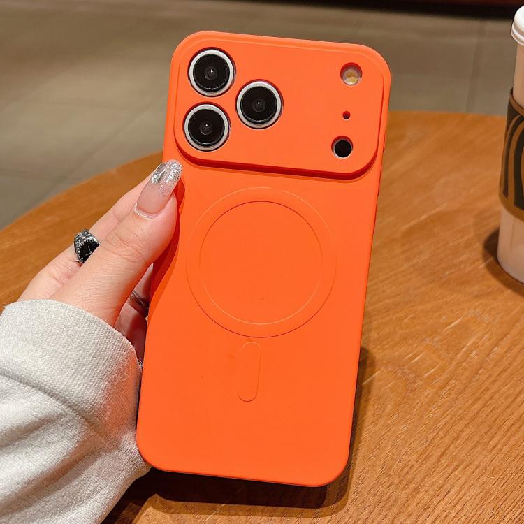 Solid Color Liquid Silicone MagSafe Magnetic Phone Case, For iPhone 17e / 16e, For iPhone 17 Pro Max, For iPhone 17 Pro