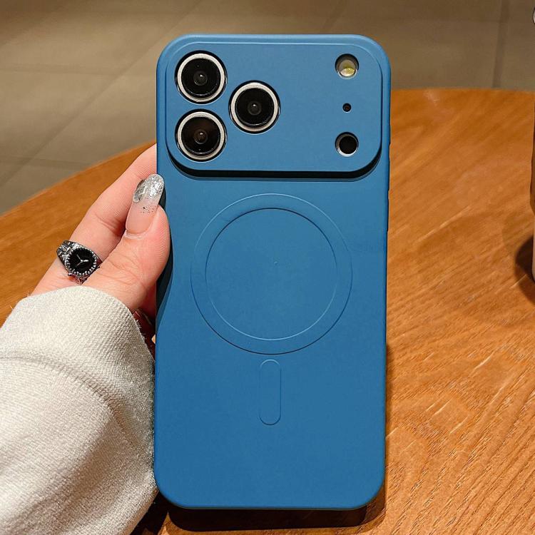 Solid Color Liquid Silicone MagSafe Magnetic Phone Case, For iPhone 17e / 16e, For iPhone 17 Pro Max, For iPhone 17 Pro