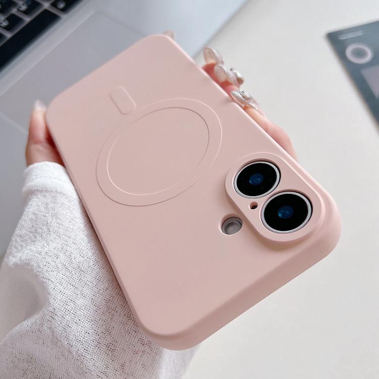 Solid Color Liquid Silicone MagSafe Magnetic Phone Case, For iPhone 17, For iPhone Air, For iPhone 16 Pro Max
