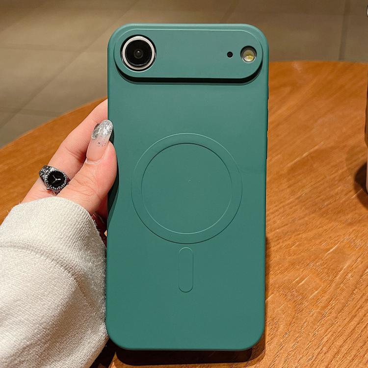 Solid Color Liquid Silicone MagSafe Magnetic Phone Case, For iPhone 17, For iPhone Air, For iPhone 16 Pro Max