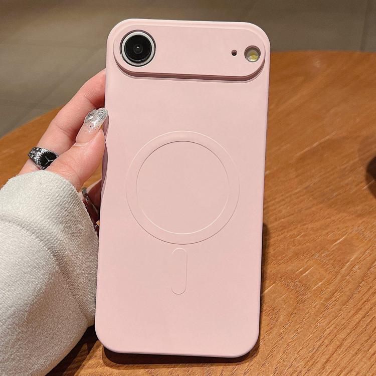 Solid Color Liquid Silicone MagSafe Magnetic Phone Case, For iPhone 17, For iPhone Air, For iPhone 16 Pro Max