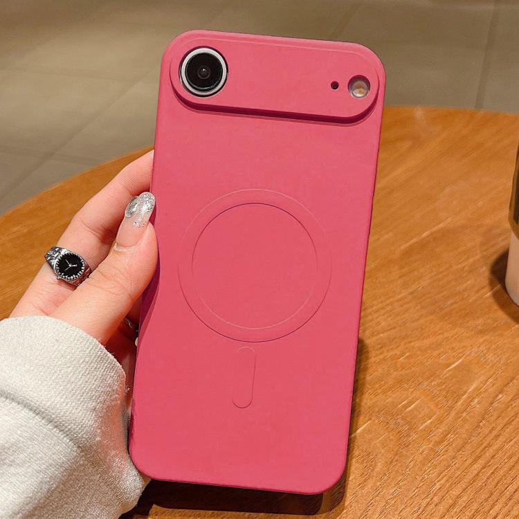 Solid Color Liquid Silicone MagSafe Magnetic Phone Case, For iPhone 17, For iPhone Air, For iPhone 16 Pro Max