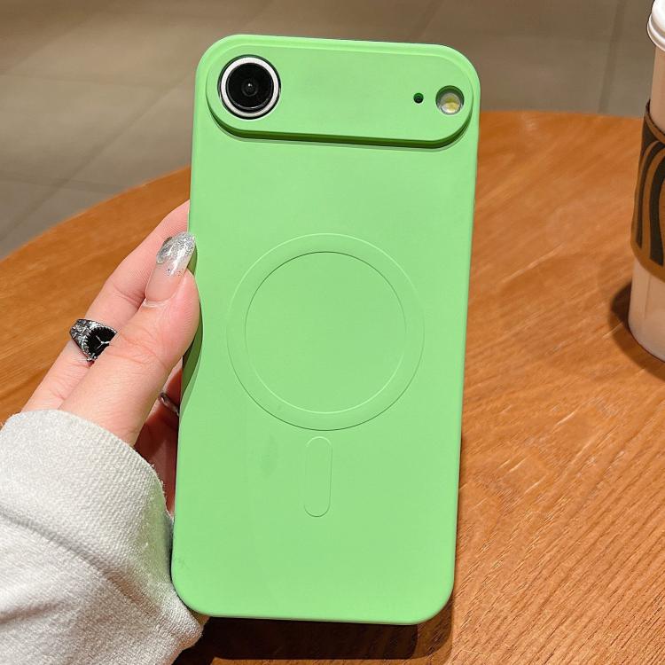 Solid Color Liquid Silicone MagSafe Magnetic Phone Case, For iPhone 17, For iPhone Air, For iPhone 16 Pro Max