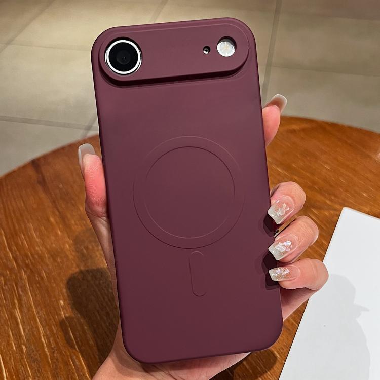 Solid Color Liquid Silicone MagSafe Magnetic Phone Case, For iPhone 17, For iPhone Air, For iPhone 16 Pro Max
