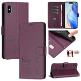 Smile Embossing RFID Leather Phone Case, For iPhone 11 Pro Max, For iPhone 11, For iPhone 11 Pro, For iPod Touch 7 / 6 / 5, For iPhone X / XS, For iPhone XR, For iPhone XS Max, For iPhone 8 Plus / 7 Plus