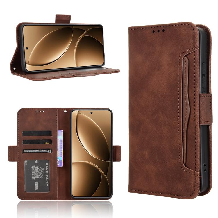 Skin Feel Calf Texture Card Slots Leather Phone Case, For Redmi K80 Ultra, For Redmi A5 4G 173.3mm, For Redmi Note 14 4G 164.84mm EU Version, For Redmi Turbo 4 Pro 5G, For Redmi K80 / K80 Pro, For Redmi Note 14 Pro 4G, For Redmi Note 14 4G Global 163.2...
